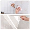 thumbnail image 4 of HEATSHAKING White Kitchen Backsplash Sticker Self Adhesive Oil Proof Wall Protector Decal, 4 of 8