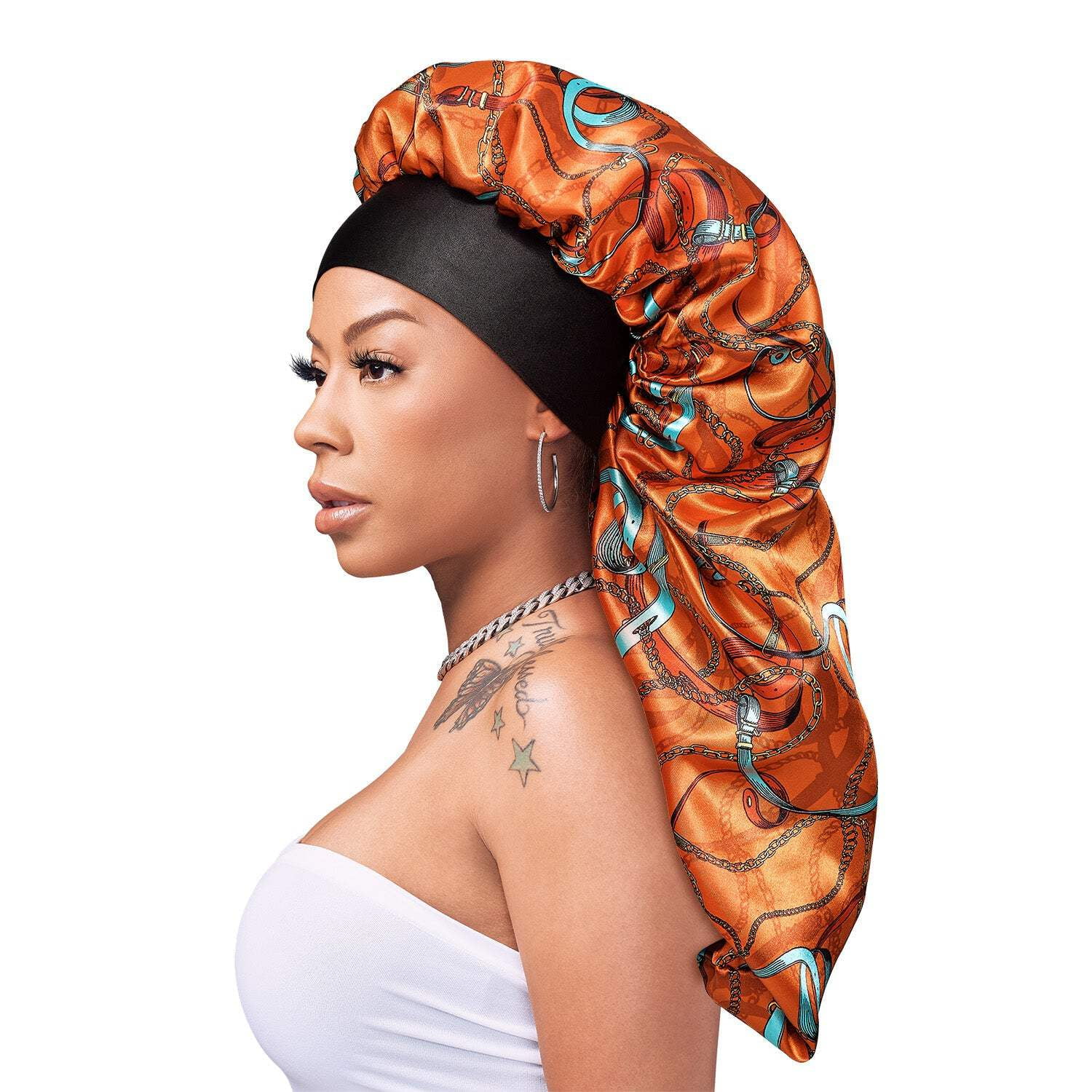 Amazon.com : Red by Kiss Silky Braid Bonnet Wide Edge Bonnet
