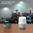 thumbnail image 5 of Ampoule Intelligente Compatible avec Alexa Google Home Siri Raccourci Base E12 B10/B11 WiFi-Bluetooth Candélabre Ampoule LED Changeant de Couleur Dimmable Ampoules Lustre 360 lm 35w Équivalent Lot de 4, 5 of 5