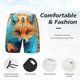 thumbnail image 3 of Balery Fiery Red Maple Leaf Fox Bañador para hombre, shorts de playa de secado rápido con entrepierna y forro de compresión-Medium, 3 of 6