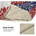 thumbnail image 6 of 4th of July Decorations Pillow Covers 18x18 Set of 2, Blue Red White Dahlia Floral Decorative Throw Pillows Patriotic Independence Day Outdoors Decorative Linen Cushion Case for Couch Sofa Home, 6 of 6