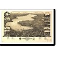 thumbnail image 2 of Historic Framed Print, WI Lake Geneva 1882 MAP, 17-7/8" x 21-7/8", 2 of 9