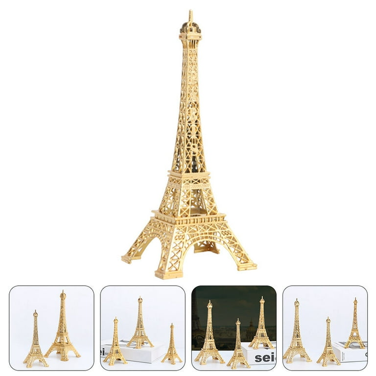 Vintage Eiffel Tower Model Iron Eiffel Tower Decoration Home Desktop Ornament, Size: 13x5x5CM