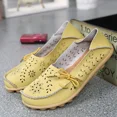 thumbnail image 3 of zapatos planos informales para mujer, zapatos de cuero para niñas, mocasines antideslizantes para mujer, zapatos de baile de bailarina suaves para enfermera de talla grande 34-44 femeninos, 3 of 5