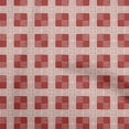 thumbnail image 1 of oneOone Cotton Flex Red Fabric Running Stitch Craft Projects Decor Fabric Printed By The Yard 40 Inch Wide, 1 of 4