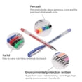 thumbnail image 3 of Sidaley Bolígrafos con purpurina, juego de bolígrafos de Gel de colores brillantes, 48 ​​colores, rotuladores de neón para colorear, libro, pinturas 100 colores, 3 of 6