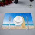 thumbnail image 2 of MKHERT Summer Surf Board at Tropical Beach Placemats Table Mats for Dining Room Kitchen Table Decoration 12x18 inch,Set of 4, 2 of 4