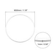 thumbnail image 2 of Unique Bargains 100 Pack 30mm Brass Hollow Circle Bezel Round Linking Rings(Bright Silver), 2 of 4