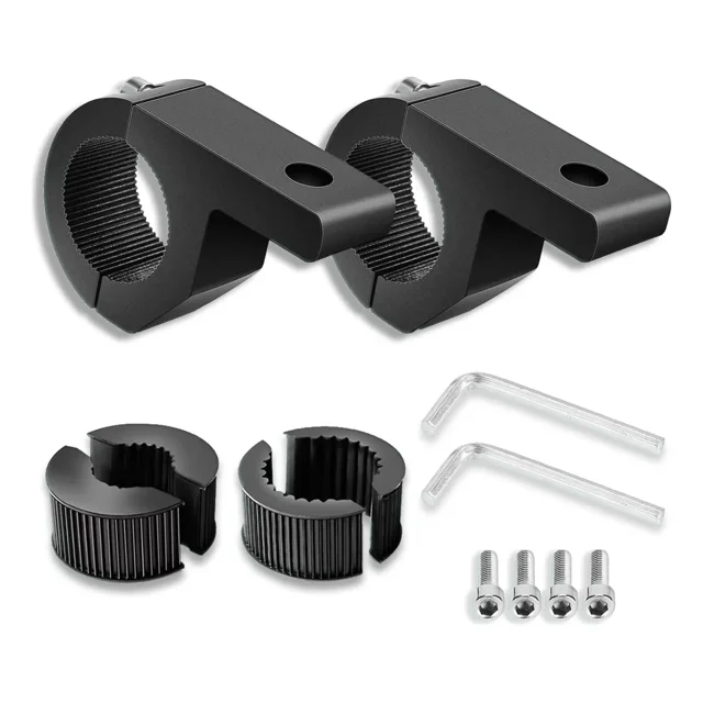 Soporte Clip Auxiliar Para Montar Faro De Motocicleta 2 Pcs