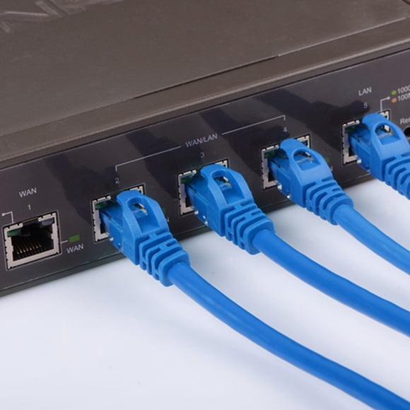 ETHZZLE internet cable Cable Fiber Blue for Network Setup 1Pack Back to School