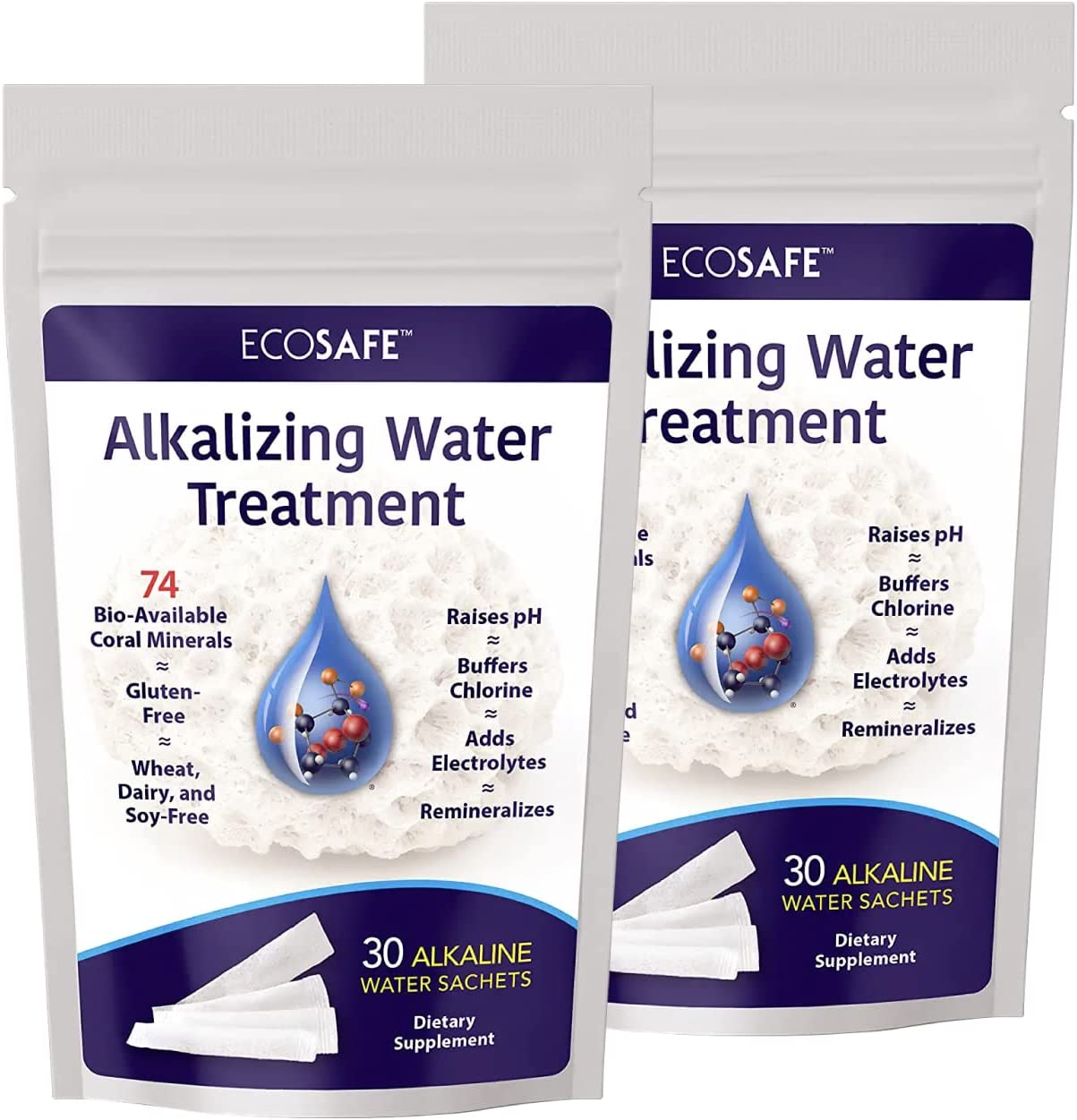 Alkaline Water Treatment Buffers Chlorine of Drinking Water Infused