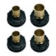 thumbnail image 1 of Reemplazo de Conectores de Adaptador de Válvula de Tanque de Totalizador IBC de 4 Piezas 1000L, Rosca Gruesa de 2 Pulgadas a Rosca Sunnimix Adaptador de tanque de agua IBC, 1 of 8