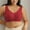 Hot Pink, variant on Womens Comfort Evolution Wireless Bra,Women's Solid Color No- Bra No Front Button No-Slip Underwear Sports Bras Khaki XXXXL