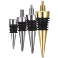 thumbnail image 2 of 4pcs Classic Bottle Stopper Threaded Wine Bottle Stopper Reusable Bottle Stopper, 2 of 9