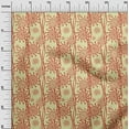 thumbnail image 3 of oneOone Cotton Poplin Medium Yellow Fabric Floral Silhouette Quilting Supplies Print Sewing Fabric By The Yard 56 Inch Wide, 3 of 4