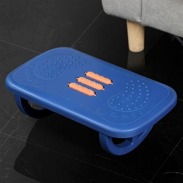 Muebles de oficina para el hogar Reposapiés de oficina debajo del escritorio Taburete de pedal de masaje para relajación de piernas y asiento pequeño