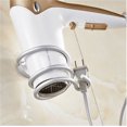 thumbnail image 3 of Hair Dryer Holder with Plug Hook,Aluminum Wall-mounted Spring Style Hair Dryer Rack Storage Blow Dryer Holder, 3 of 8