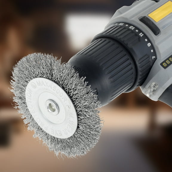 6Pcs 3 inch Wire Wheel Brush Carbon Steel Drill Wire Brush Wear Resistant Wire Cup Brush with 1/4 inch Hex Shank Efficient Cleaning Wire Wheel Cleaning Brush for Metal Cleaning