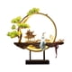 thumbnail image 1 of Quemador de incienso circular con reflujo, decoración de cascada, estatua de estilo tradicional chino Estilo J, 1 of 9