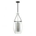 thumbnail image 3 of Warm Brass Mesh Lantern 1-Light Pendant with Sleek Bronzed Metal Rod with Clear Oval Glass 12 inches W X 28.5 inches H-Warm Brass/Bronze Finish Bailey, 3 of 6