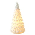 thumbnail image 2 of Blueek Lighted Porcelain Christmas Tree, Light Up Ceramic Christmas Tree, Matte White Small Xmas Tree Table Centerpiece Xmas Tree Figurines for Tabletop Decor, 2 of 6