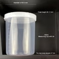 thumbnail image 2 of Lefu 10PCS Measuring Cup With Lid Transparent Plastic Graduated Measuring Cup, 2 of 7