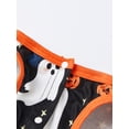 thumbnail image 4 of Halloween Family Pajamas Matching Set Long Sleeve O Neck Tops Ghost Print Pants Sleepwear, 4 of 8