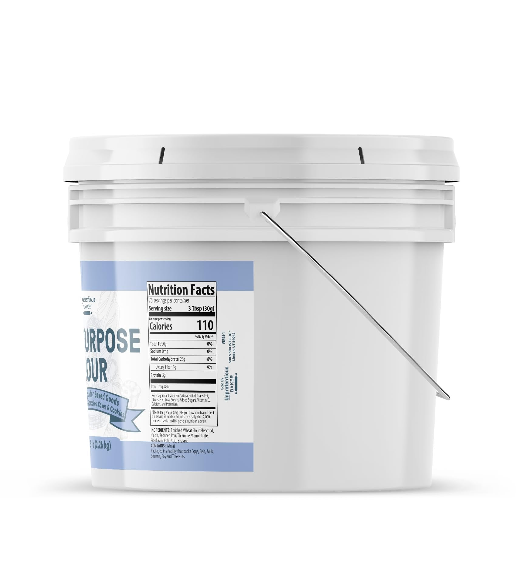 Unpretentious All-Purpose Flour 1 Gallon, Baking, Thickening