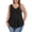 01 Black, variant on Gleelist Plus Size Tank Tops for Women Bow Detail V Neck Loose Sleeveless Swing Tank Summer Womens Tops Plus Size XL-5XL