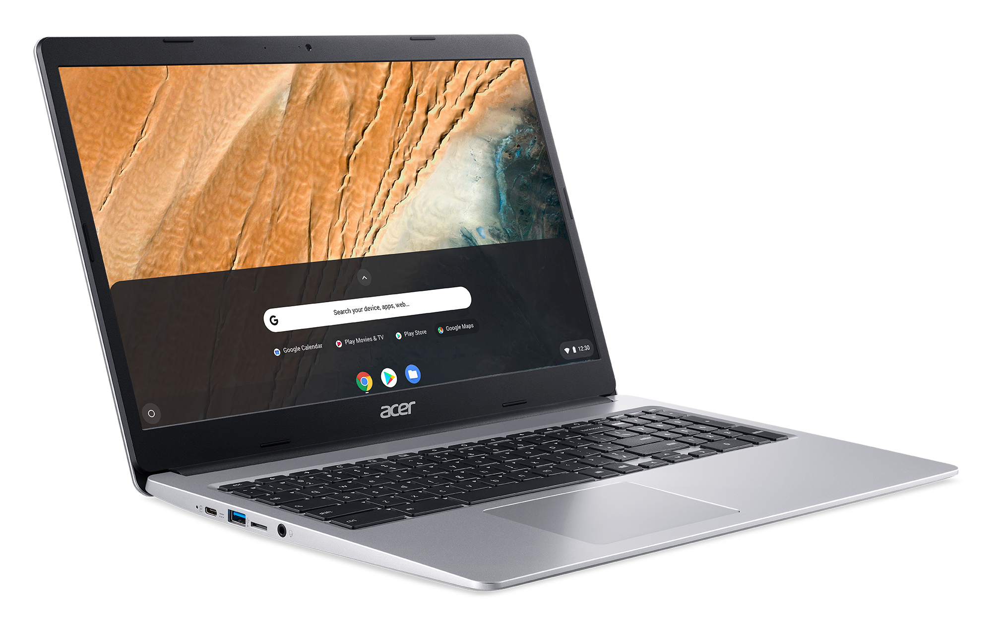 Acer Chromebook 315, 15.6" Full HD 1080p IPS Touchscreen Display, Intel Celeron N4020, 4GB LPDDR4, 64GB eMMC, CB315-3HT-C6XF (Google Classroom Ready) - image 2 of 8