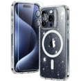 thumbnail image 1 of for iPhone 16 Pro Max Case, Compatible with MagSafe, Shockproof Military-Grade Protection, Magnetic Phone Case for iPhone 16 Pro Max, Classic Hybrid Case (HaloLock), Clear, 1 of 5