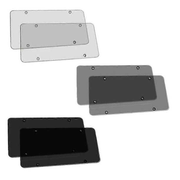 Clear Anti-Speed Red Light Toll Camera Stopper Plate Photo License Protective Anti-Cover Unbreakable Holder Shield