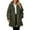 Army Green, variant on DuoJiaJ Women Oversized Jackets Fuzzy Fleece Hoodies Zip Up Outerwear Coat With Pockets Womens Fleece Jacket Green L