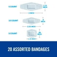 thumbnail image 4 of Nexcare Strong Hold Pain-Free Removal Bandages, Assorted Sizes, 20 Count, 4 of 13