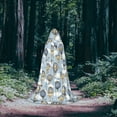 thumbnail image 5 of Honeii Balloon Vintage Print Poncho Cape, Cloak Coat, Snuggly Hooded Wearable Blanket, Hooded Cape For Teenagers,Halloween Costumes-Medium, 5 of 7
