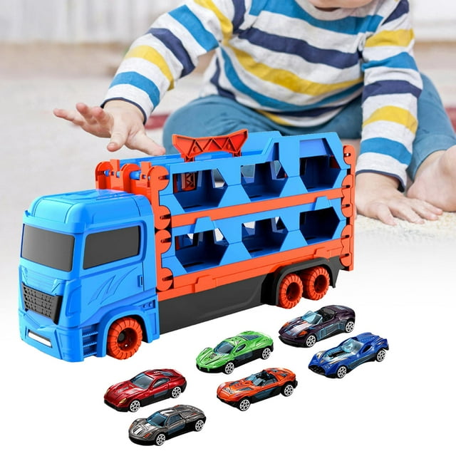 Vehículos de Transporte Perfecl Kits de Camiones Portadores de Juguete para Niños Estilo A