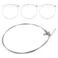 thumbnail image 1 of LEEYNEER 4pcs Silver Iron Brake Cables for Mobility Scooter and Tricycle Versatile Application Easy, 1 of 7