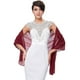 thumbnail image 5 of Chal de gasa de color sólido Vestido de noche Bufanda Cheongsam de boda con protector solar Satén Monocromo Chal largo (Rosa claro), 5 of 5