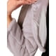 thumbnail image 5 of CHAQUETA CROP DE FALSO PELO PARA MUJERES INSPIRADA EN CHIC, BOLERO, CON LAZO EN LA PARTE DELANTERA, ABRIGO FLUFFY TAMAÑO XL, PURPURA POLVO, 5 of 6