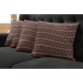 thumbnail image 5 of Ambesonne Floral Throw Pillow Cover 4 Pack, Bohemic Persian Print, 24", Multicolor, 5 of 5