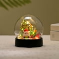 thumbnail image 5 of Christmas Snow Globes, Lighted Decorations Snow Globes Lantern, Santa Christmas Table Decorations LED Crackle Glass Ball for Living Room Fireplace Tabletop,Home Décor & Gift, 5 of 6