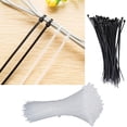thumbnail image 4 of 100pcs Cable Ties 3x150mm Reusable Standard Self-locking Plastic Nylon Wire Zip String Tie, 4 of 9