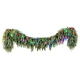 thumbnail image 2 of 5.9Ft Artificial Norfolk Pine Garlands With Colorful Lights Prelit Christmas Garland Real Touch Pine Artificial Faux Greenery Garland Christmas Decoration For Table Mantle Wall Fireplace(Green-180Cm), 2 of 6