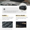 thumbnail image 5 of DEALTOPS Loveseat Sleeper Sofa Bed, Pull-Out Couch - Full Size Black, 5 of 8