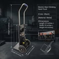 thumbnail image 4 of Heavy Duty 600lbs Electric Stair Climbing Cart, Powered Stair Climber Hand Truck Trolly for Construction, Large Load Capacity Motorized Stair Climbing Dolly with Lithium Battery, 4 of 8