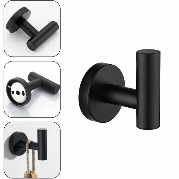 Bathroom Towel Hooks, GIUGT Chrome Towel Holder for Bathroom Kitchen