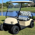 thumbnail image 4 of Pzuqiu Fish Silhouette Camo Golf Cart Seat Cover Set - Breathable Stretch-Fit, All-Weather Protection, Easy Install for 2-Passenger Ezgo & Club Car, 4 of 10