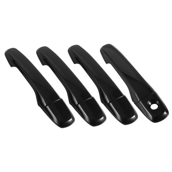 1 Set Gloss Black Car Exterior Outside Door Handle Cover Decor Trim for Ford Explorer Edge 2011-2016