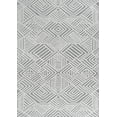 thumbnail image 3 of JONATHAN Y SOUTH BEACH 5 x 8 Area Rug, Jordan Pile Art Deco Geometric - White/Black, SBH103A-5, 3 of 8
