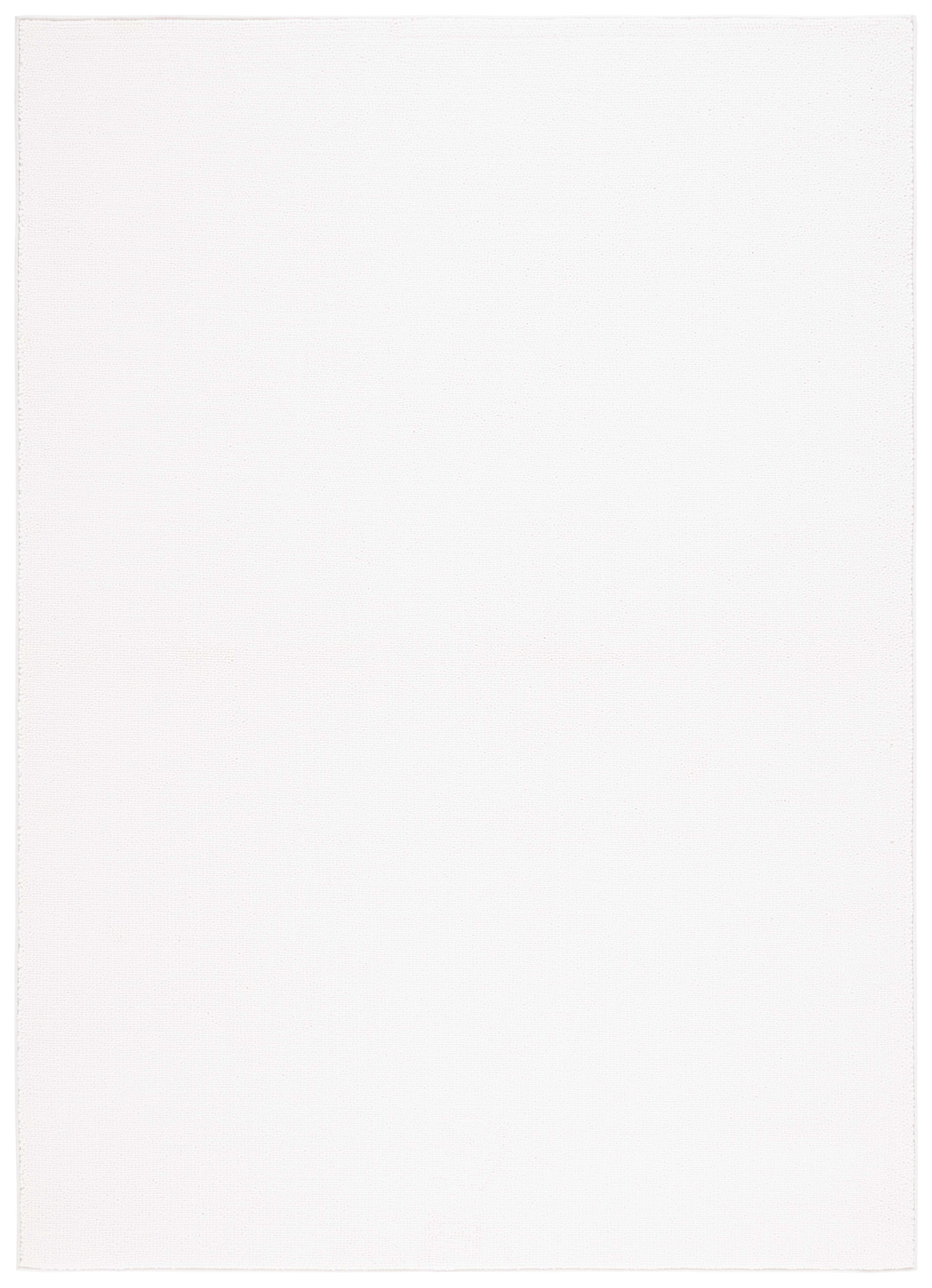 Safavieh River Randa Solid Polyester Area Rug, Ivory, 3' x 5'